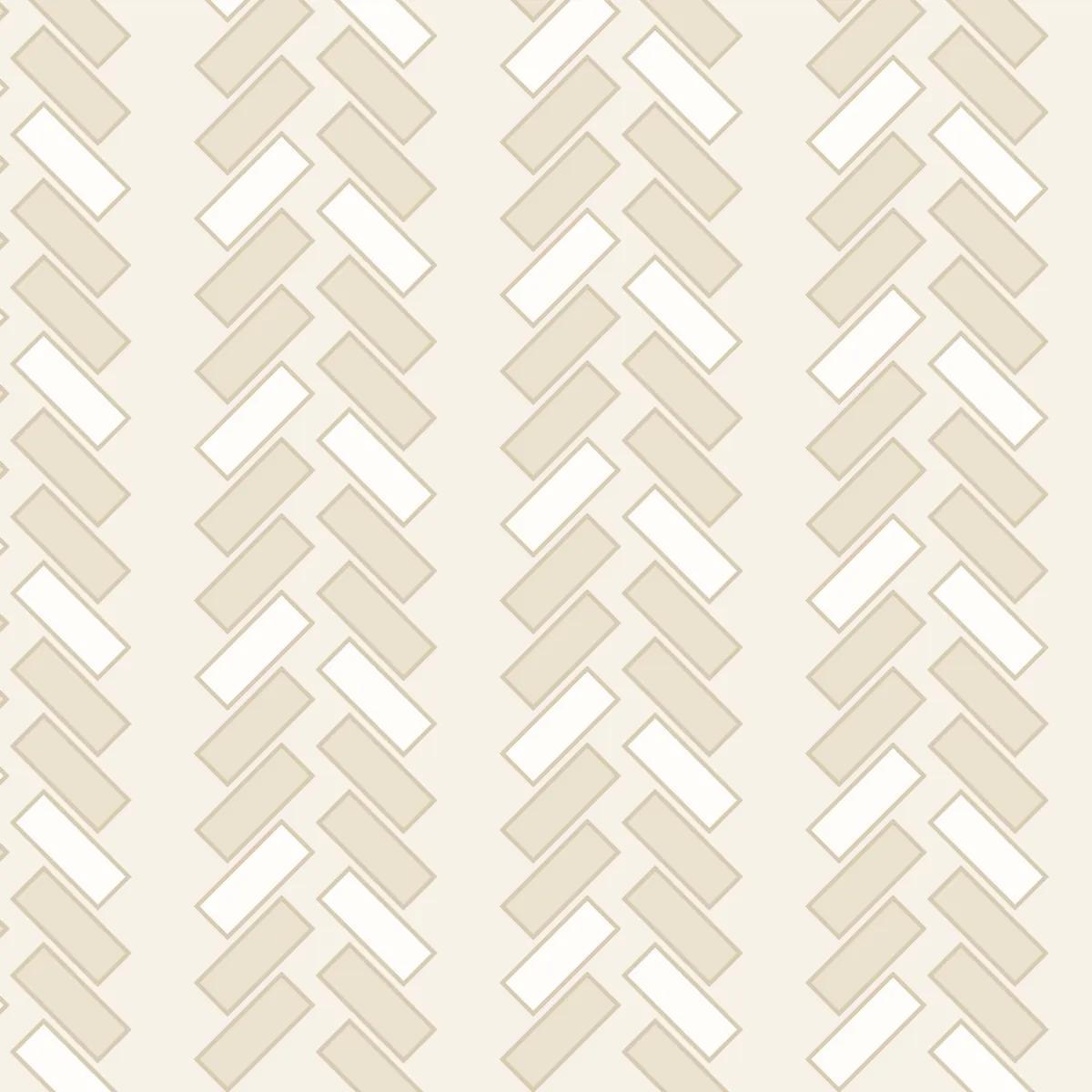 Herringbone tiles laid on a bathroom floor